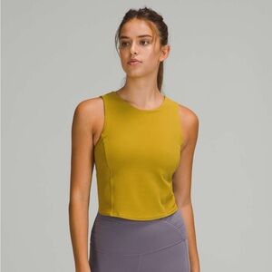 Lululemon Nulu Twist-Back Yoga Tank Top - Auric Gold
